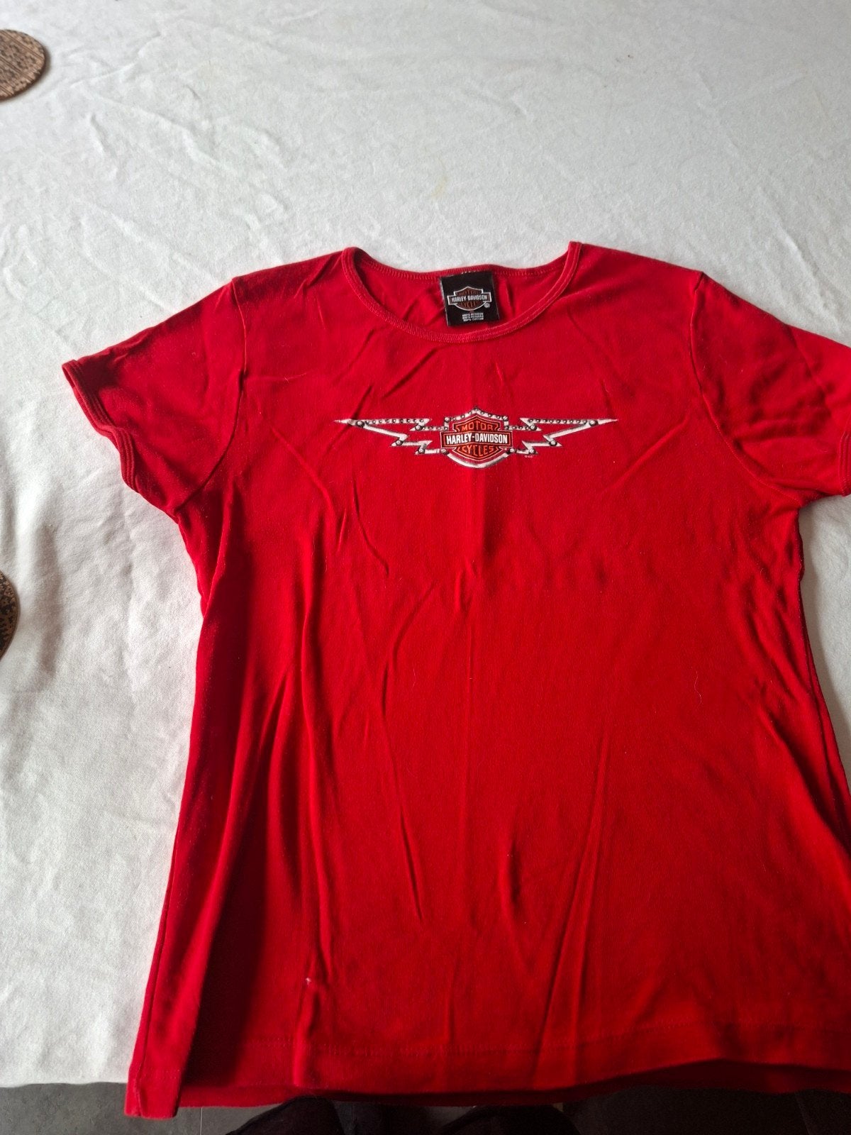 Harley Davidson T.shirt, Ophalen of Verzenden, Zo goed als nieuw, Maat 46/48 (XL) of groter, Korte mouw