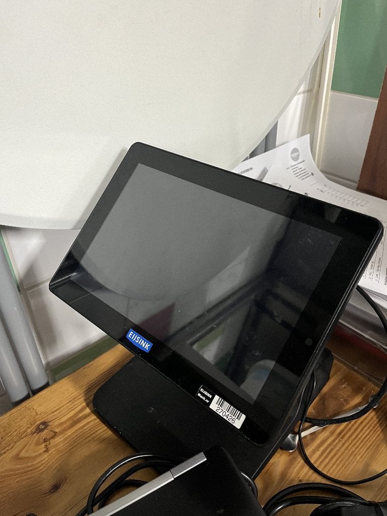 Eijsink kassa scherm, Ophalen, Gebruikt, Touchscreen, Overige typen