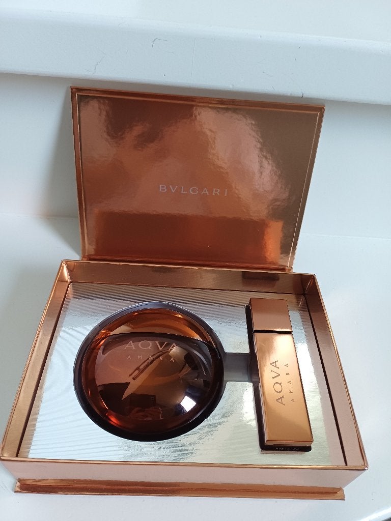 BVLGARI AQVA AMARA GESCHENKDOOS EDT SPRAY 100ML + 15ML NIEUW, Ophalen of Verzenden, Nieuw