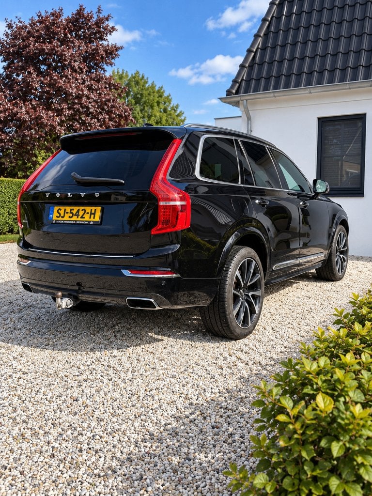 Volvo XC90 T8 | Full | Nieuwe ERAD + elektromotor | 360, Auto's, Bluetooth, 1969 cc, 320 pk, Zwart