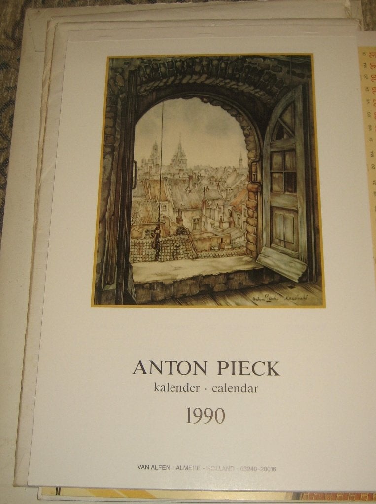 Splinter nieuwe oude Anton Pieck kalenders ca 43 x 30 cm, Ophalen of Verzenden