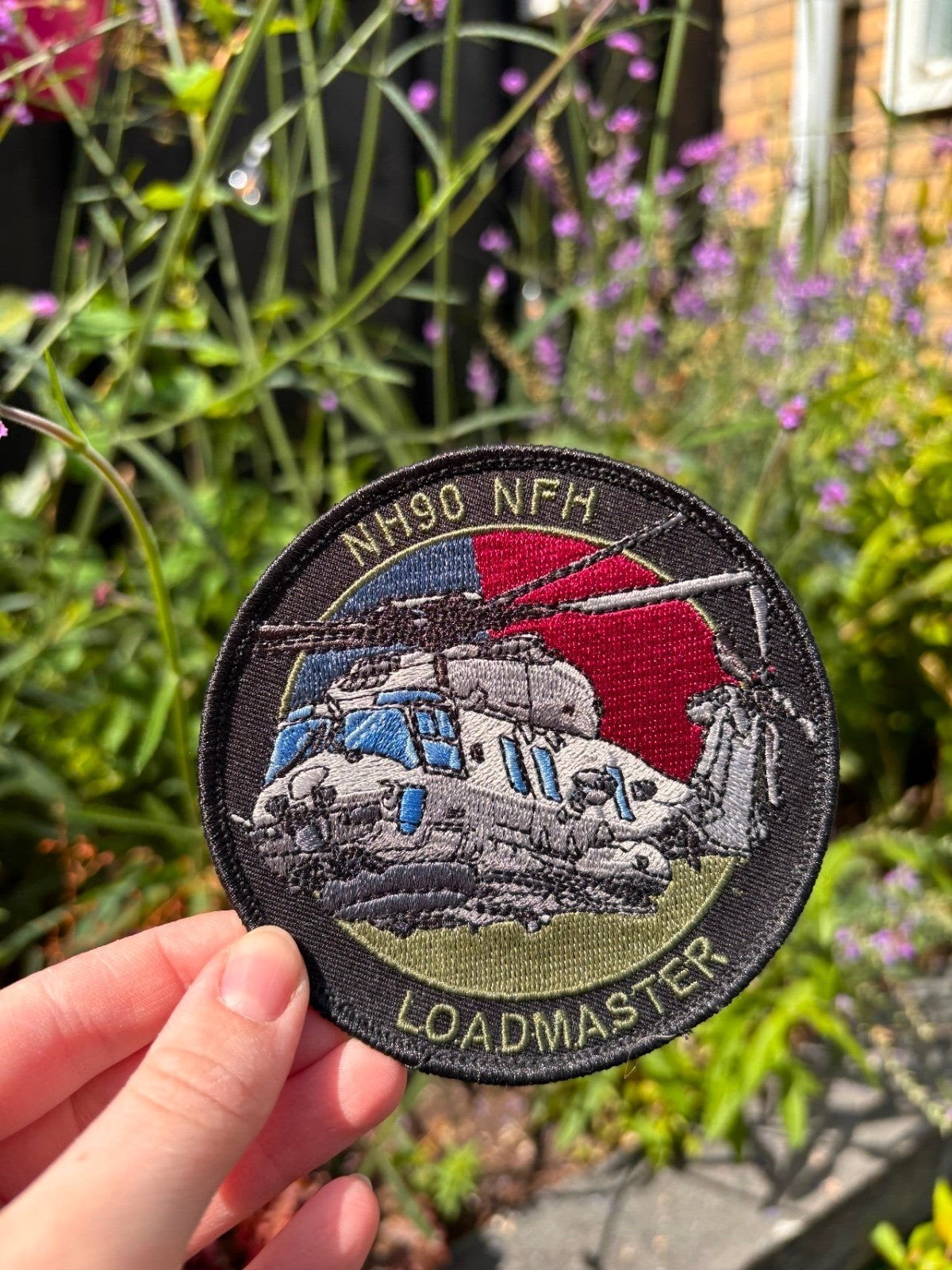 860 patch, Verzamelen, Ophalen of Verzenden, Luchtmacht, Nederland, Embleem of Badge