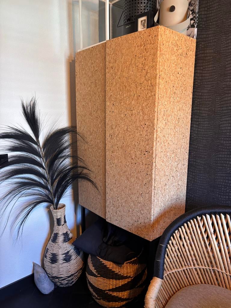 IKEA SAMMANHANG Kurkkast met spiegelbinnenkant, Ophalen, Overige materialen, Minder dan 50 cm, Gebruikt