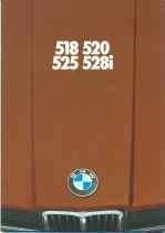 BMW 5-serie 518 520 525 528i (E12) brochure/auto folder '79, Ophalen of Verzenden, Zo goed als nieuw, BMW
