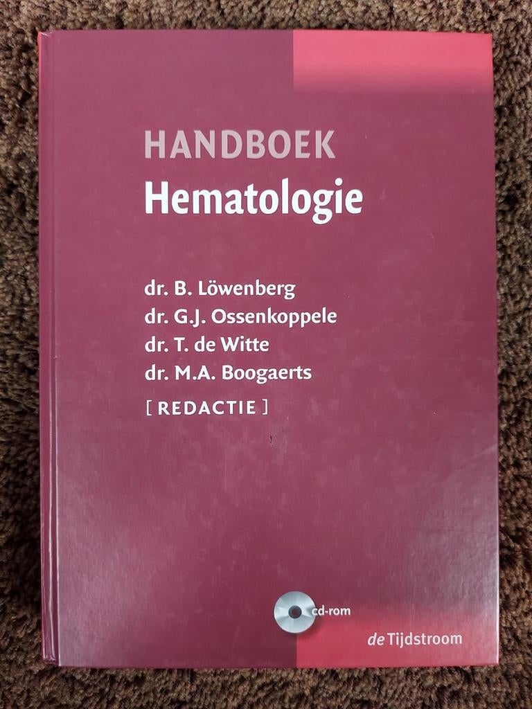 Handboek Hematologie incl. CD-ROM - Löwenberg, Boeken, Ophalen of Verzenden, Beta, Löwenberg, WO