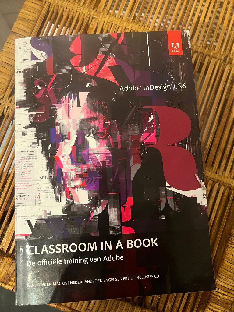 Classroom in a book training van Adobe lesboek inDesign CS6, Ophalen of Verzenden, Zo goed als nieuw, Overige onderwerpen