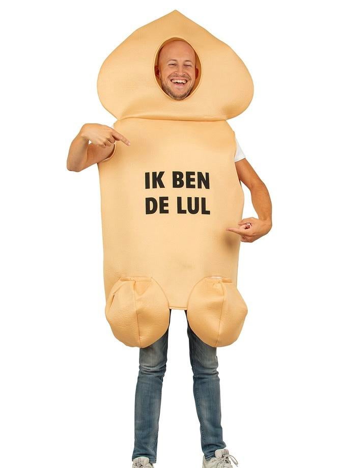 Funny penis kostuum carnaval! Ik ben de lul, Ophalen of Verzenden, Nieuw, Overige maten