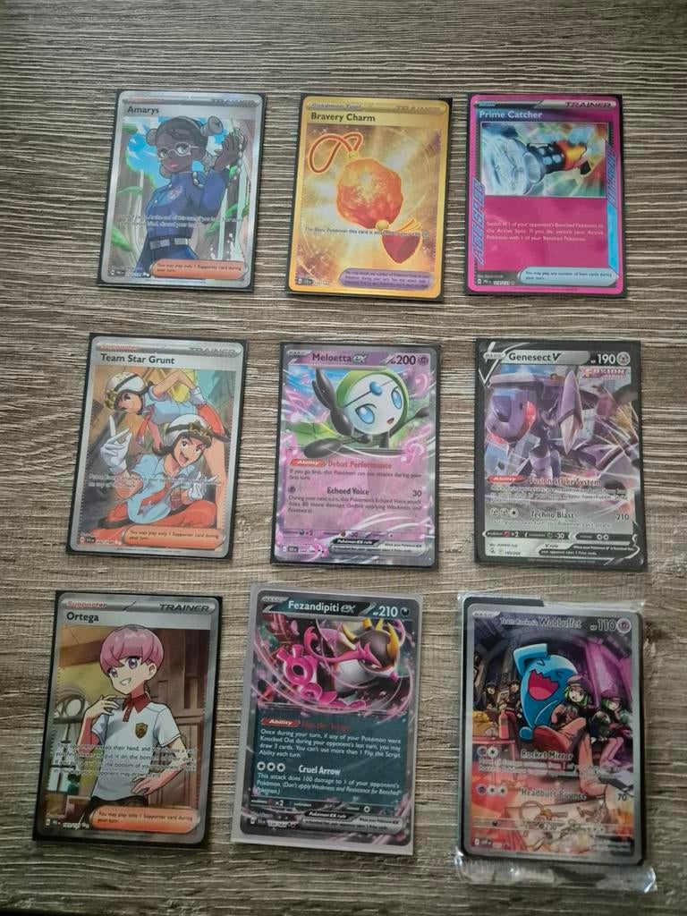 Verschillende pokemon kaarten, Ophalen, Meerdere kaarten