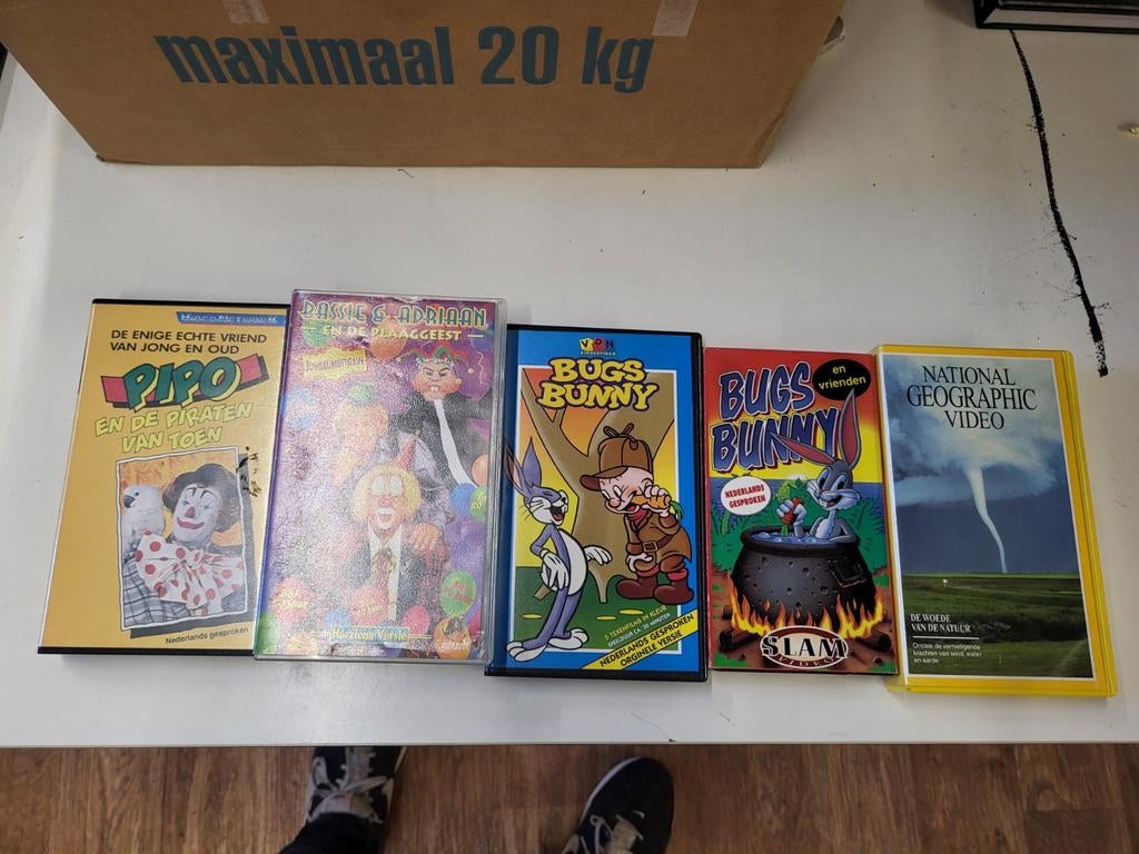 Videobanden, Ophalen of Verzenden, Zo goed als nieuw