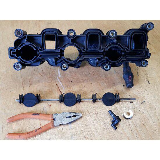 Wervelkleppen swirl flaps wegschrijven VAG p2015 p2008, Seat, 7602CZ, Nieuw, OBD