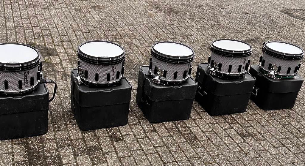 Dynasty snaredrums (Shorty’s) marching, Muziek en Instrumenten, Percussie, Ophalen of Verzenden, Trommel
