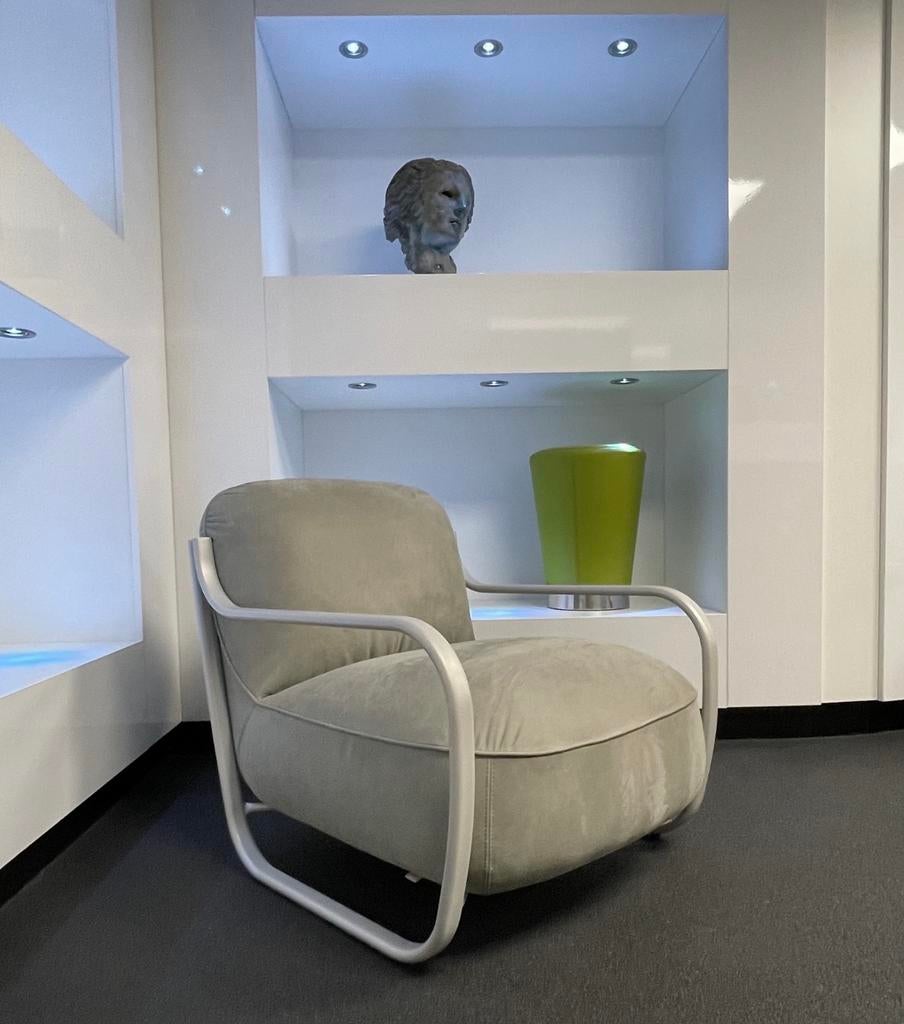 Pode chap fauteuil showmodel, Ophalen, Zo goed als nieuw, Leer