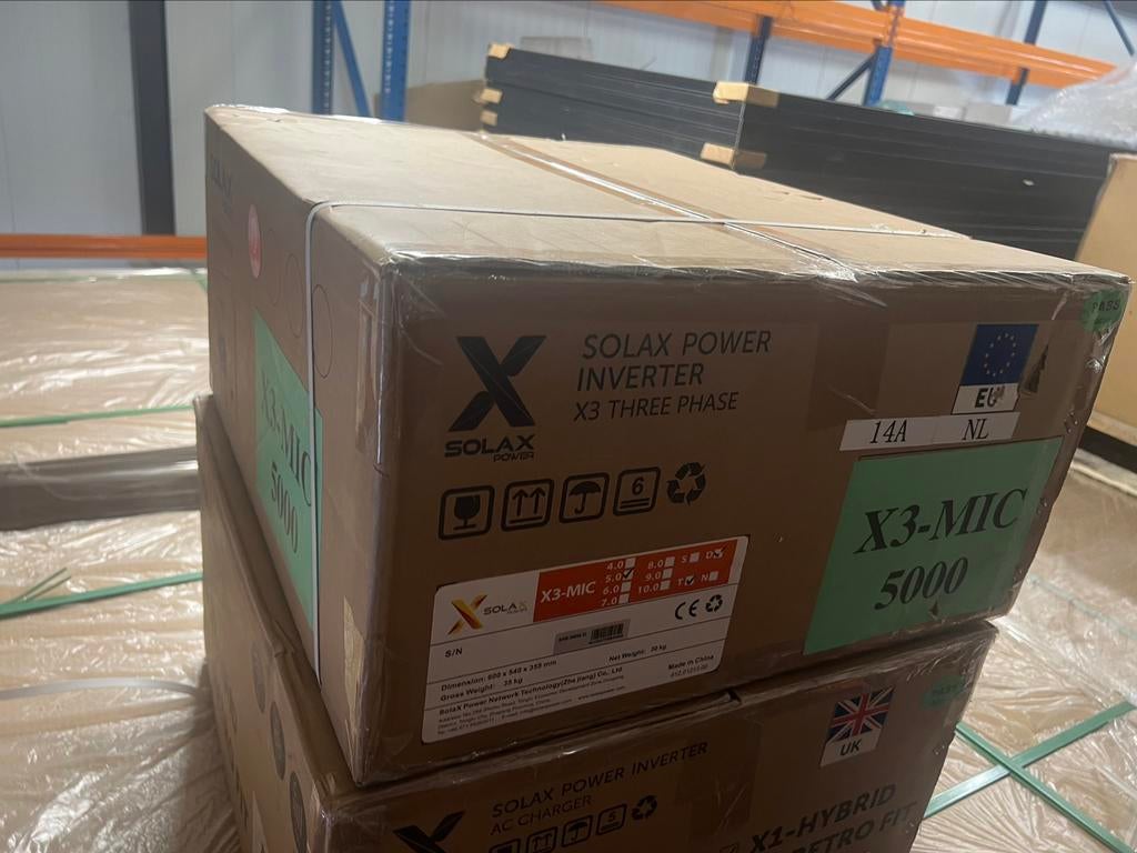Omvormer 3 Fase 5000 Watt Solax, Ophalen of Verzenden