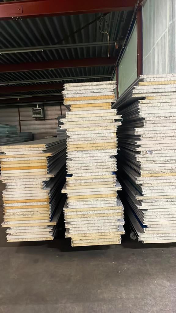 Sandwichpanelen 40 mm isolatie damwand dakplaten isoleren, Ophalen, Zo goed als nieuw, Dakisolatie