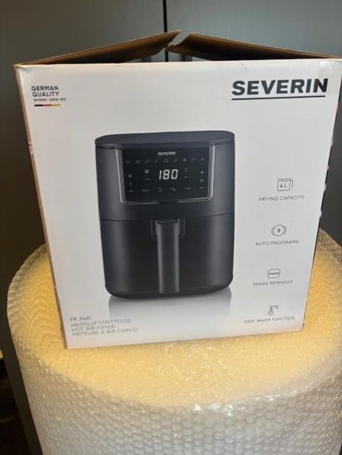 Severin FR 2461 - Airfryer Hetelucht friteuse, Witgoed en Apparatuur, 3 tot 4 liter, Ophalen of Verzenden, Nieuw