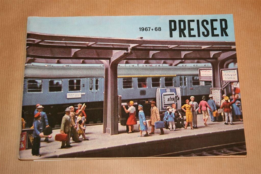 Catalogus - Preiser 1967-68 !!, Hobby en Vrije tijd, Wisselstroom, Gebruikt, Wagon, Ophalen of Verzenden