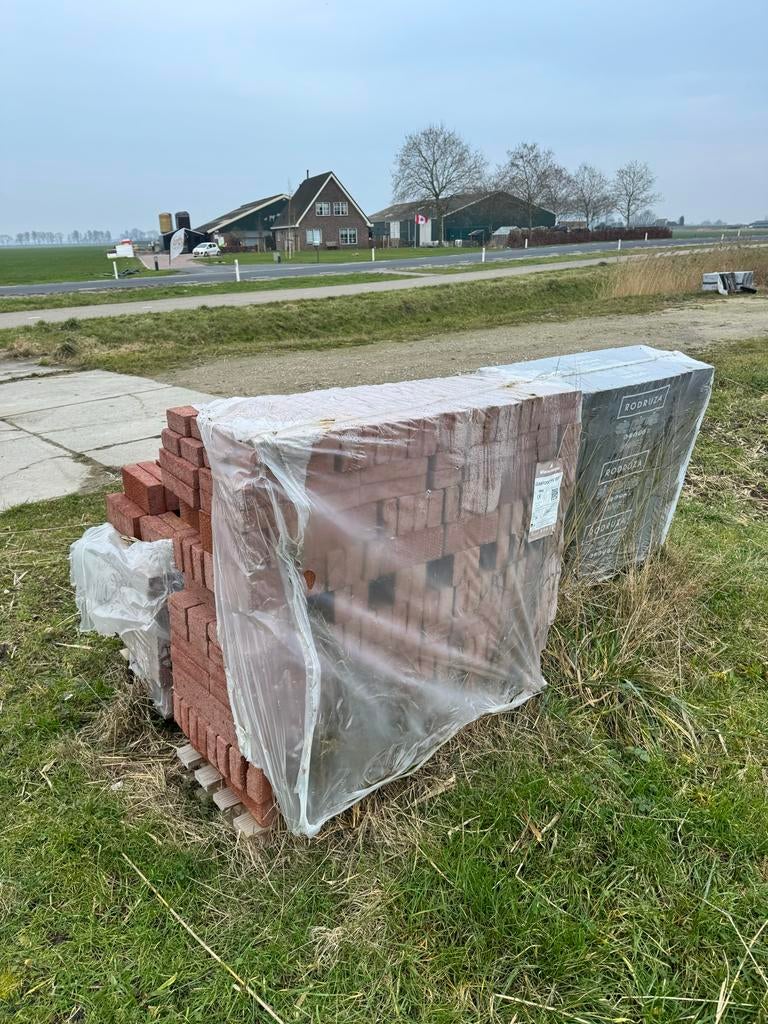 Wienerberger Waalrood bakstenen - overschot, Ophalen, Nieuw, Bakstenen