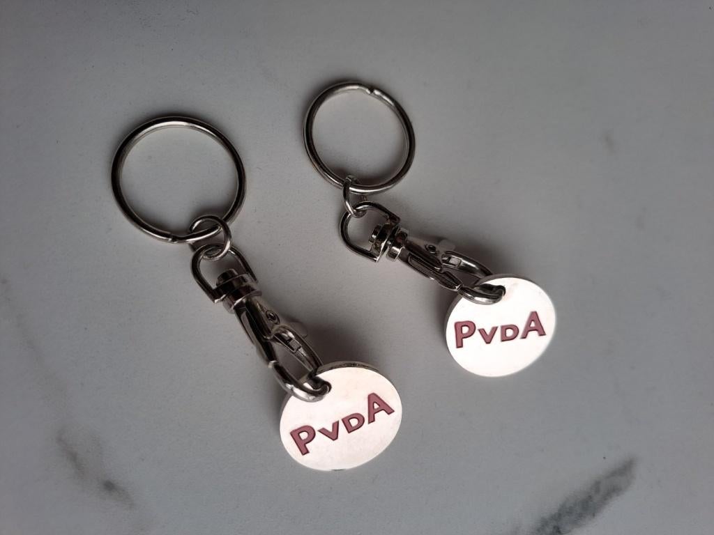 winkelwagenmuntjes PVDA, Ophalen