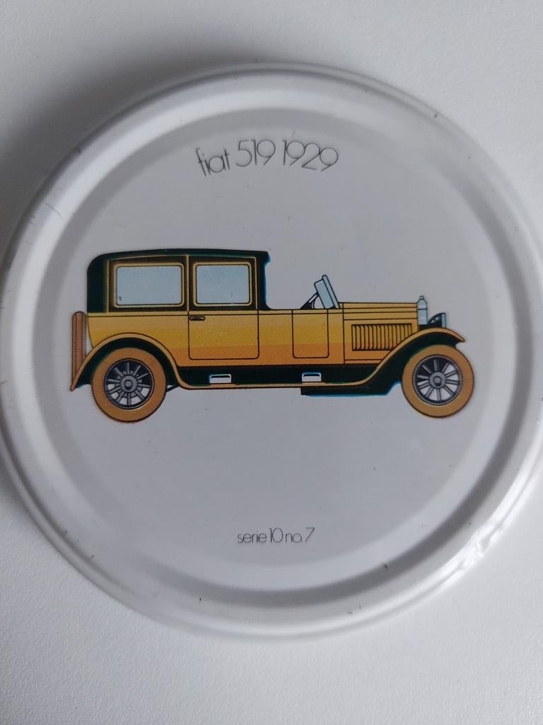 Oud Hero Stroop Dekseltje Fiat 519 1929, Verzamelen, Ophalen, Gebruikt, Verpakking