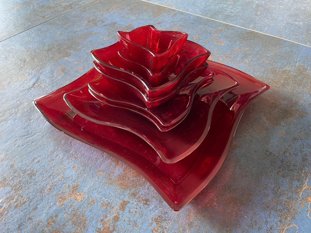 Schalen Villeroy en Boch – New wave, Ophalen, Gebruikt, Overige stijlen, Glas