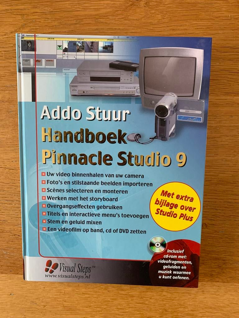 Handboek Pinnacle Studio 9 - Addo Stuur, Ophalen of Verzenden, Nieuw