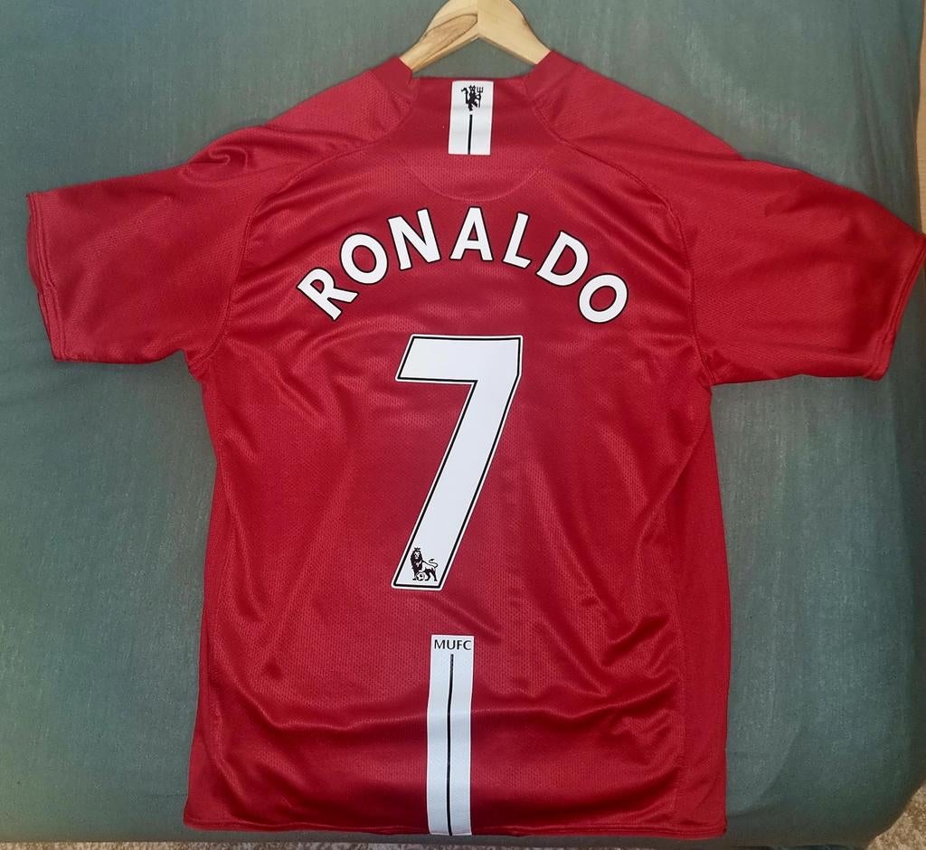 Authentieke Cristiano Ronaldo voetbalshirt, Sport en Fitness, Maat L, Ophalen, Zo goed als nieuw, Shirt
