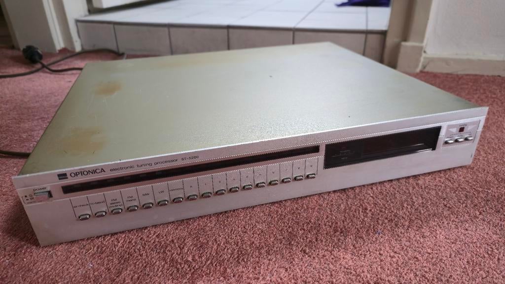 Sharp Optonica Tuner ST-5200 / eclectronic tuning processor, Ophalen of Verzenden, Gebruikt