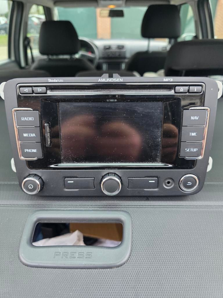 Skoda navigatiescherm, Auto-onderdelen, Ophalen of Verzenden, Gebruikt, Skoda