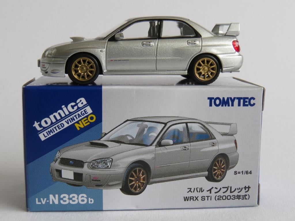 Tomica LV-336b Subaru Impreza WRX STi 1/64 tomy, Ophalen of Verzenden, Nieuw, Auto