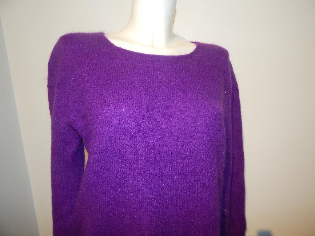 Maison Anje diep paarse trui heerlijk zacht mt L, Kleding | Dames, Maat 38/40 (M), Verzenden, Paars, Maison anje