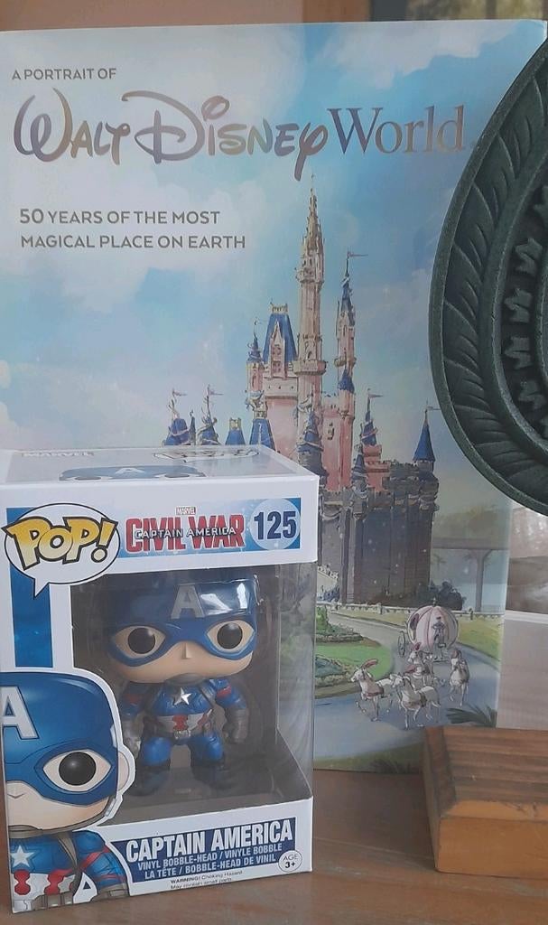 Funko Pop: Captain America 125, Civil War, Marvel, Ophalen of Verzenden