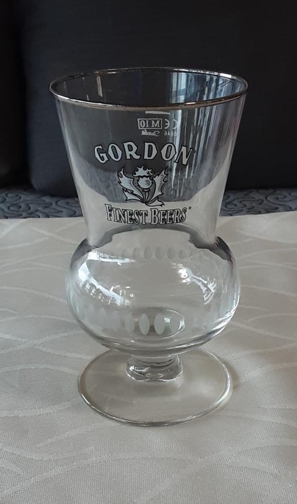 GORDON finest beer glas, Ophalen of Verzenden, Zo goed als nieuw, Bierglas