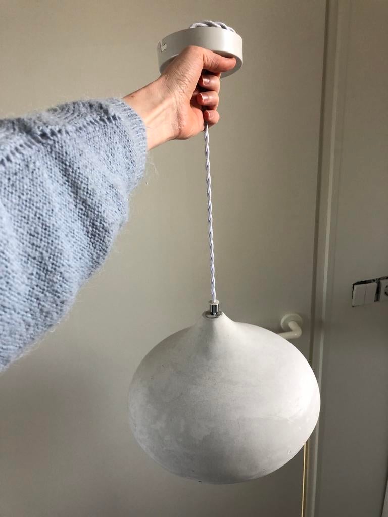 Betonnen Hanglamp, Ophalen, Nieuw, Overige materialen, Minder dan 50 cm