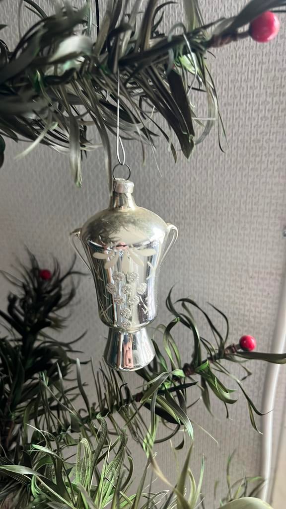 Vintage Kerst ornament, Bokaal., Ophalen of Verzenden, Zo goed als nieuw