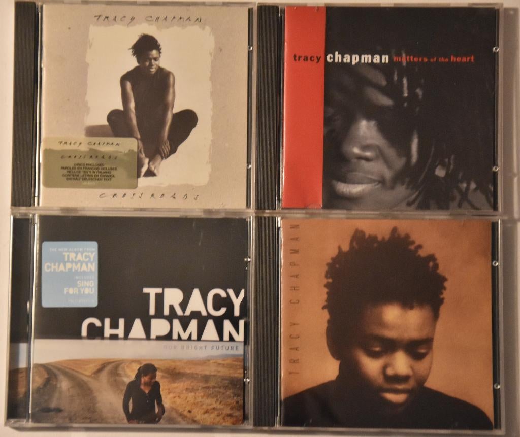 CD 4x TRACY CHAPMAN verzameling set crossroads heart future, Ophalen of Verzenden, Zo goed als nieuw
