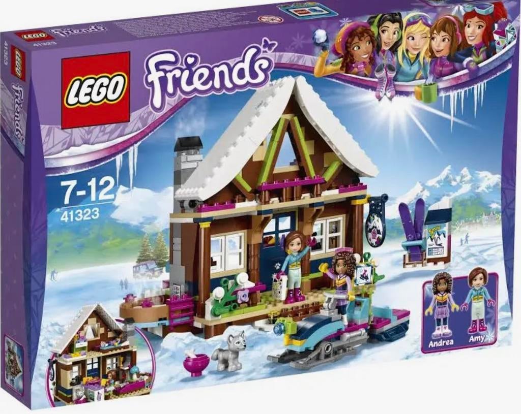 Lego Friends ski / wintersport chalet, Ophalen of Verzenden, Zo goed als nieuw