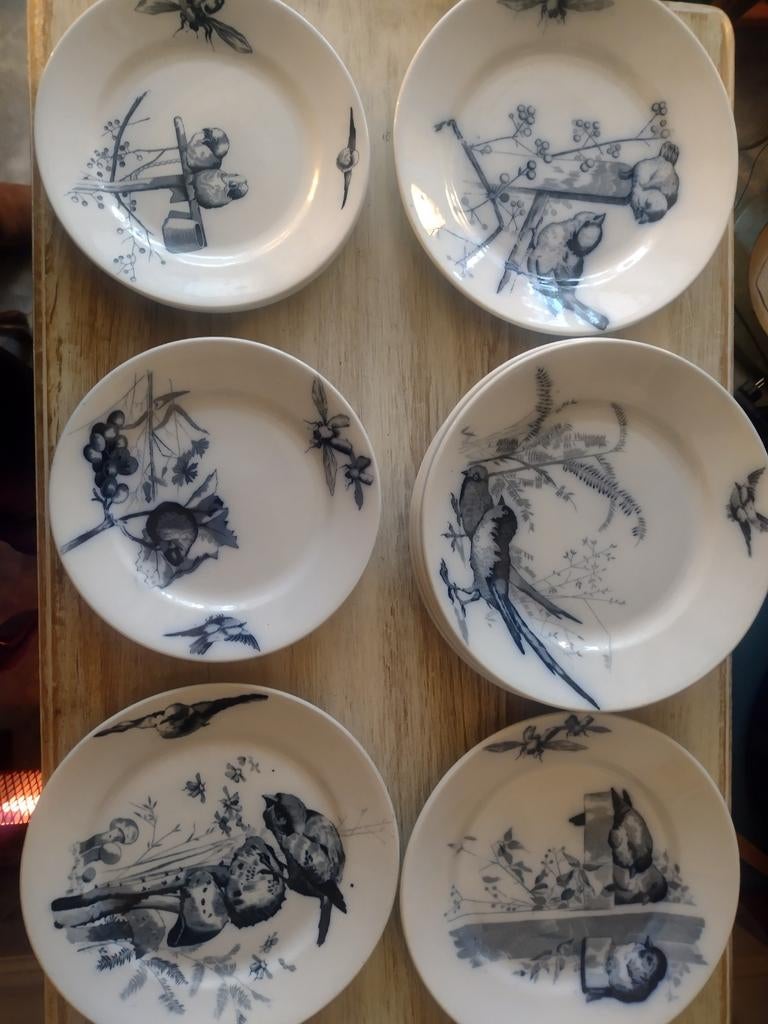 Antieke borden Plata P Regout Maastricht, Antiek en Kunst, Ophalen of Verzenden