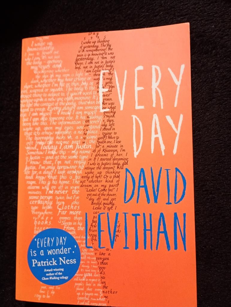 David Levithan, Every Day, Boeken, Ophalen of Verzenden, Gelezen