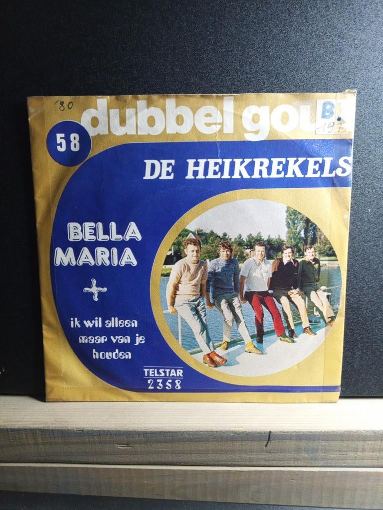 De Heikrekels - Bella Maria, Cd's en Dvd's, Vinyl | Nederlandstalig, Ophalen of Verzenden, Gebruikt, Overige formaten, Levenslied of Smartlap