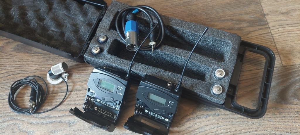 Microfoon (camera set) Sennheiser SK 100 G4, Muziek en Instrumenten, Microfoons, Ophalen, Gebruikt, Overige typen, Draadloos