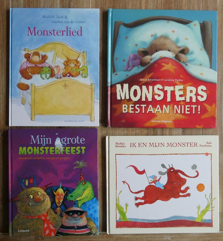 Boeken over monsters en griezels oa Het Monsterlied, Fictie algemeen, Jongen of Meisje, Ophalen of Verzenden, Zo goed als nieuw