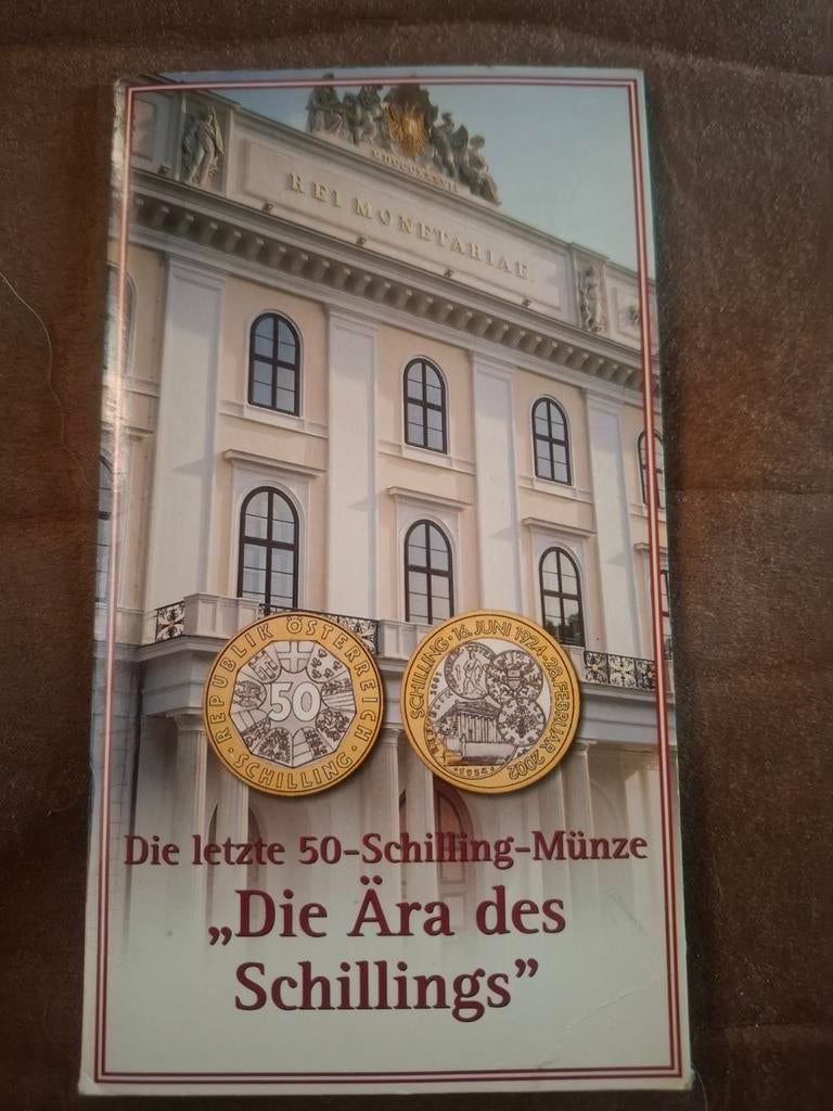 Oostenrijk 50 Schilling 1974-2002, Ophalen of Verzenden, Oostenrijk, Setje