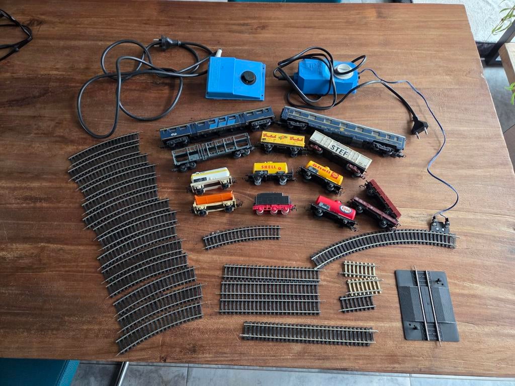 Ho Trein Rails en Wagons, Overige merken, Gebruikt, Gelijkstroom, Wagon