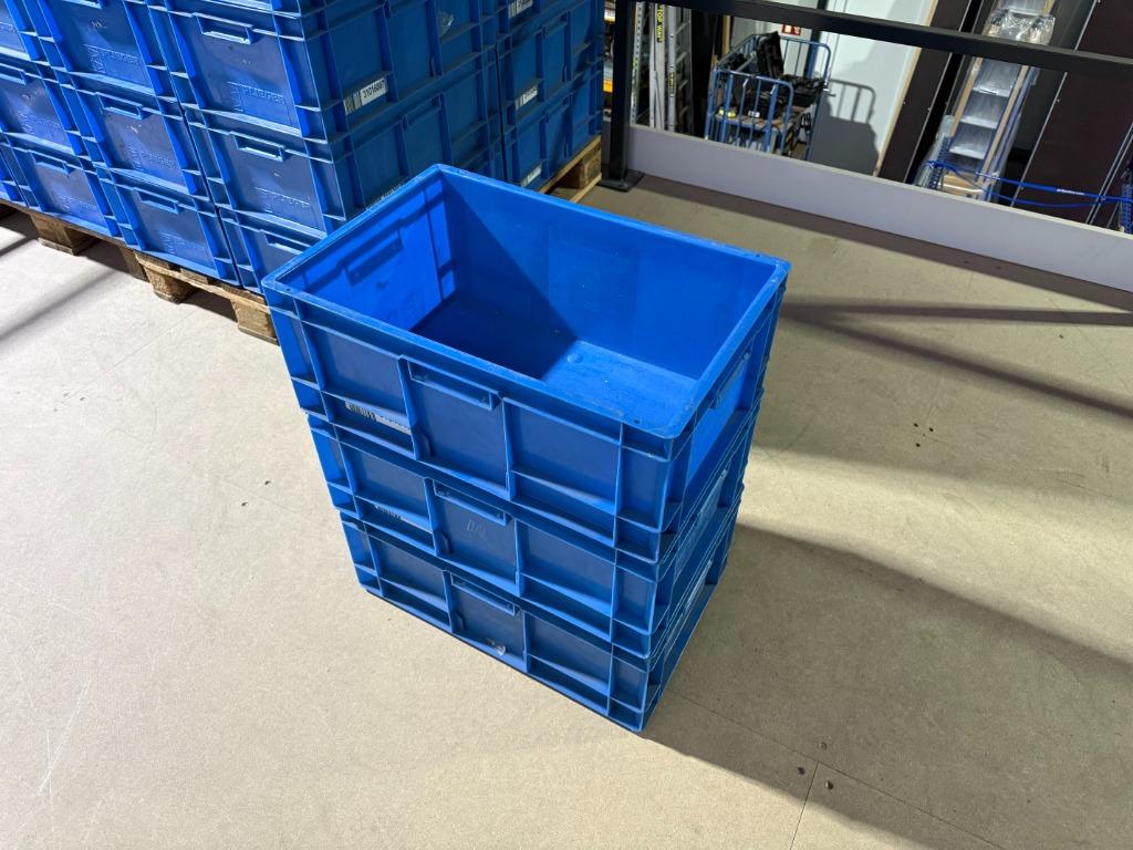 kunststofbakken / stapelbakken 60x40x24, Doe-het-zelf en Verbouw, Kratten en Dozen, Gebruikt, 40 tot 60 cm, 50 tot 75 cm, Minder dan 35 cm