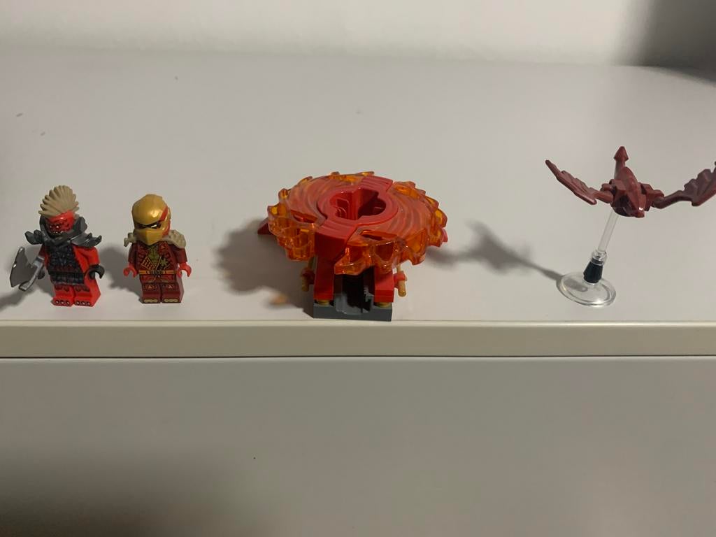 Lego Ninjago Kai Spinner, Ophalen of Verzenden, Zo goed als nieuw, Complete set, Lego