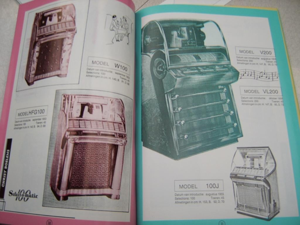 TE  KOOP   Ned.   talig  jukebox  boek  beperkte  oplage, Overige merken, Gebruikt, Christ@jukeboxen.nl, Ophalen of Verzenden