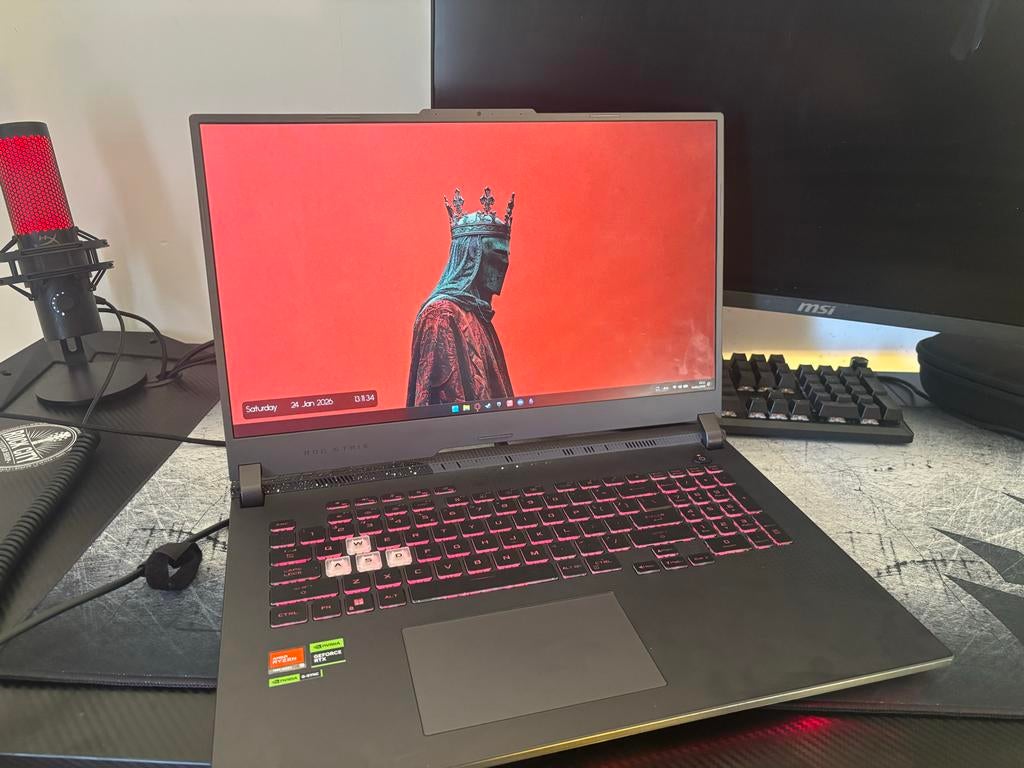 Krachtige Gaming/Werk Laptop - RTX 4060, Ryzen 9, 32GB ddr5, Met videokaart, Ophalen of Verzenden, Zo goed als nieuw, Gaming
