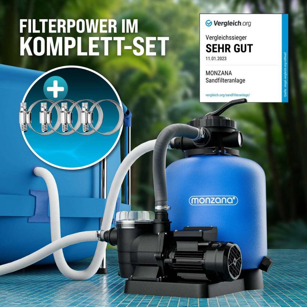 Zandfilterpomp pomp zwembadpomp 9600L/u 25L GRATIS BEZORGD!, Zwembadpomp, Verzenden, P. Venemakade 163c, 9605 PN Kiel-Windeweer