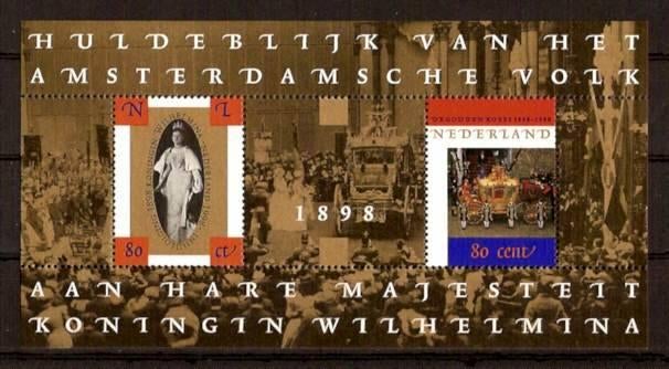 Nederland NVPH nr 1778 postfris Gouden Koets 1998, Postzegels en Munten, Postzegels | Nederland, Ophalen of Verzenden, Na 1940