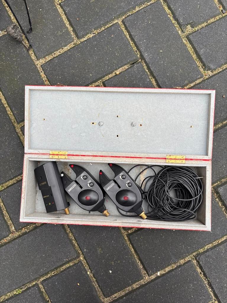 Beetmelders Sarulesti + ontvanger Ultimate, Watersport en Boten, Hengelsport | Karpervissen, Ophalen, Gebruikt, Complete set